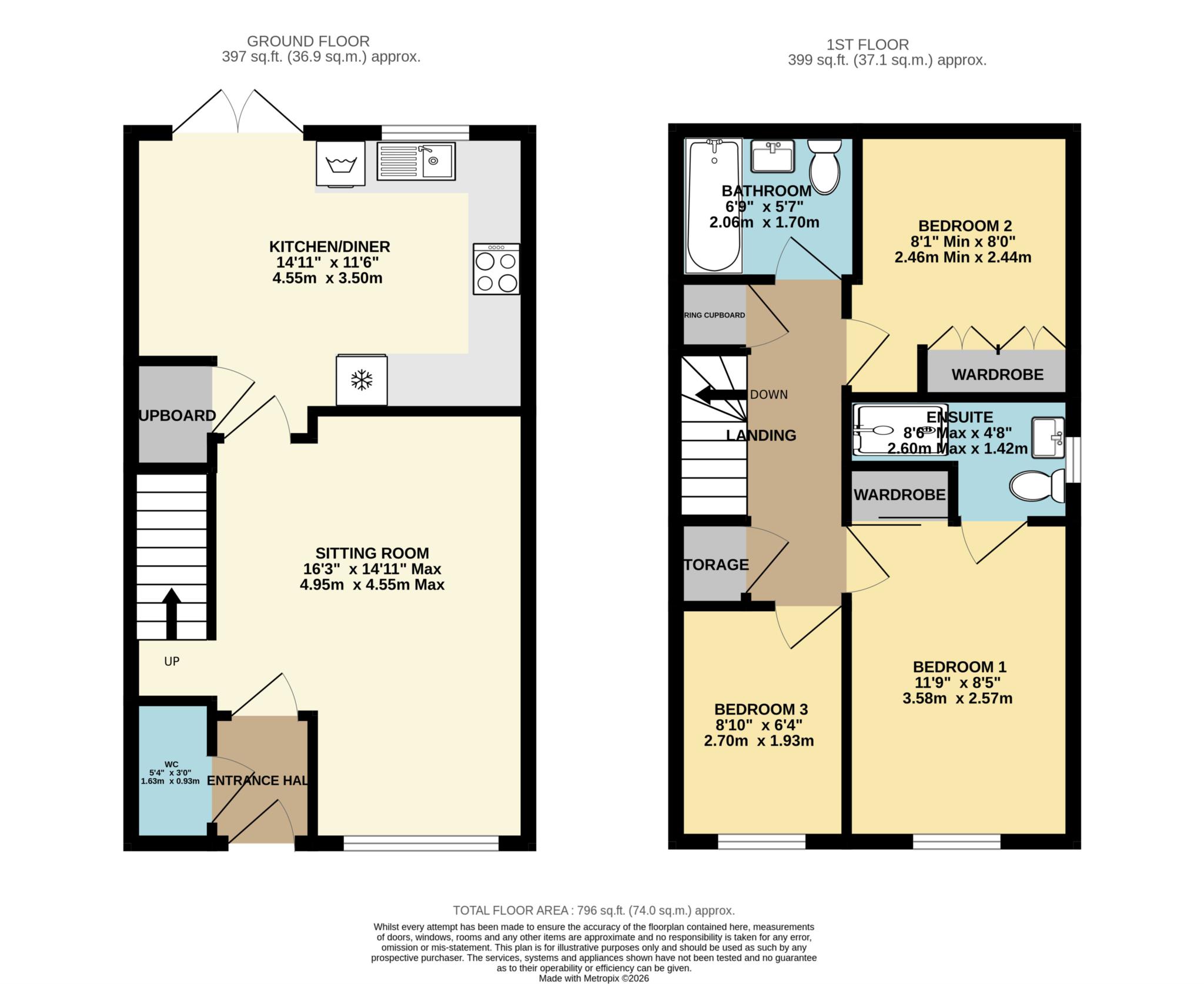 25, Theobald Road, Frome floorplan