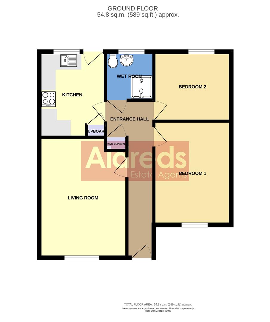 17, Lawnswood Drive, Great Yarmouth floorplan