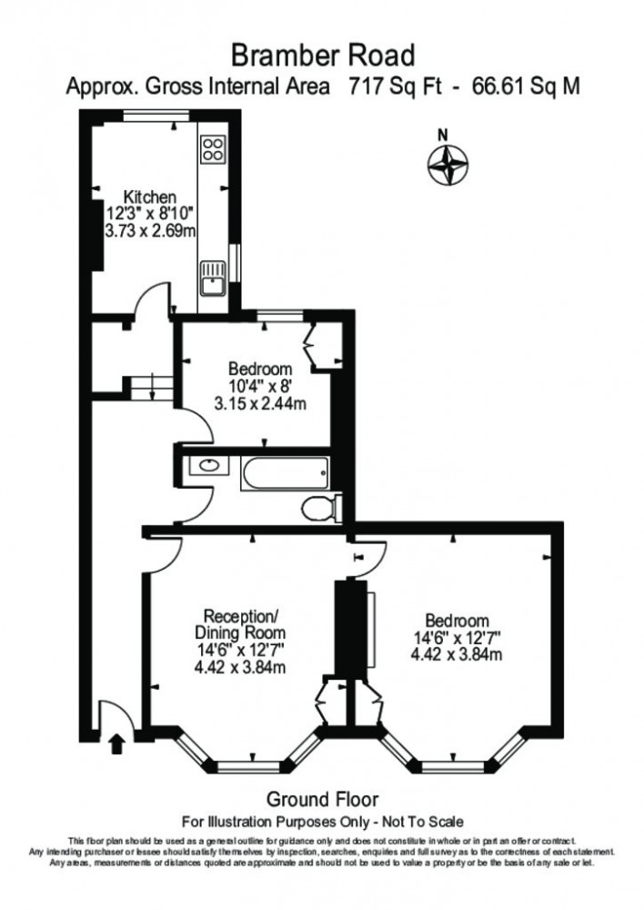 2 Bedrooms Flat to rent in Bramber Road, West Kensington W14