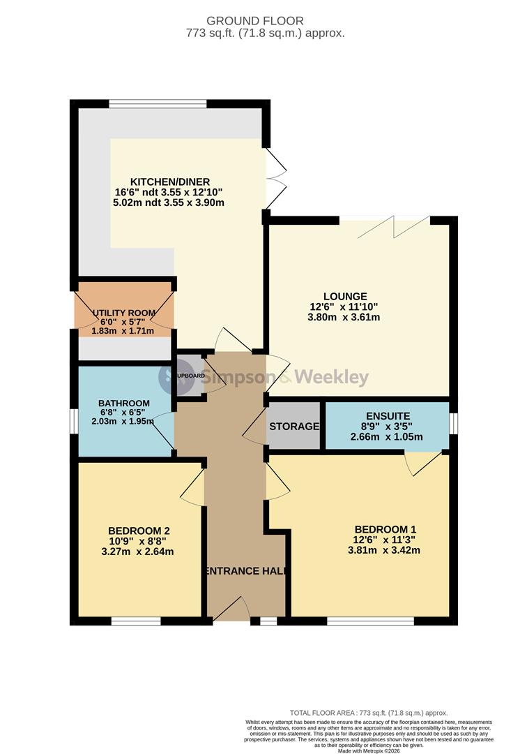 31A, Ashridge Close, Rushden floorplan