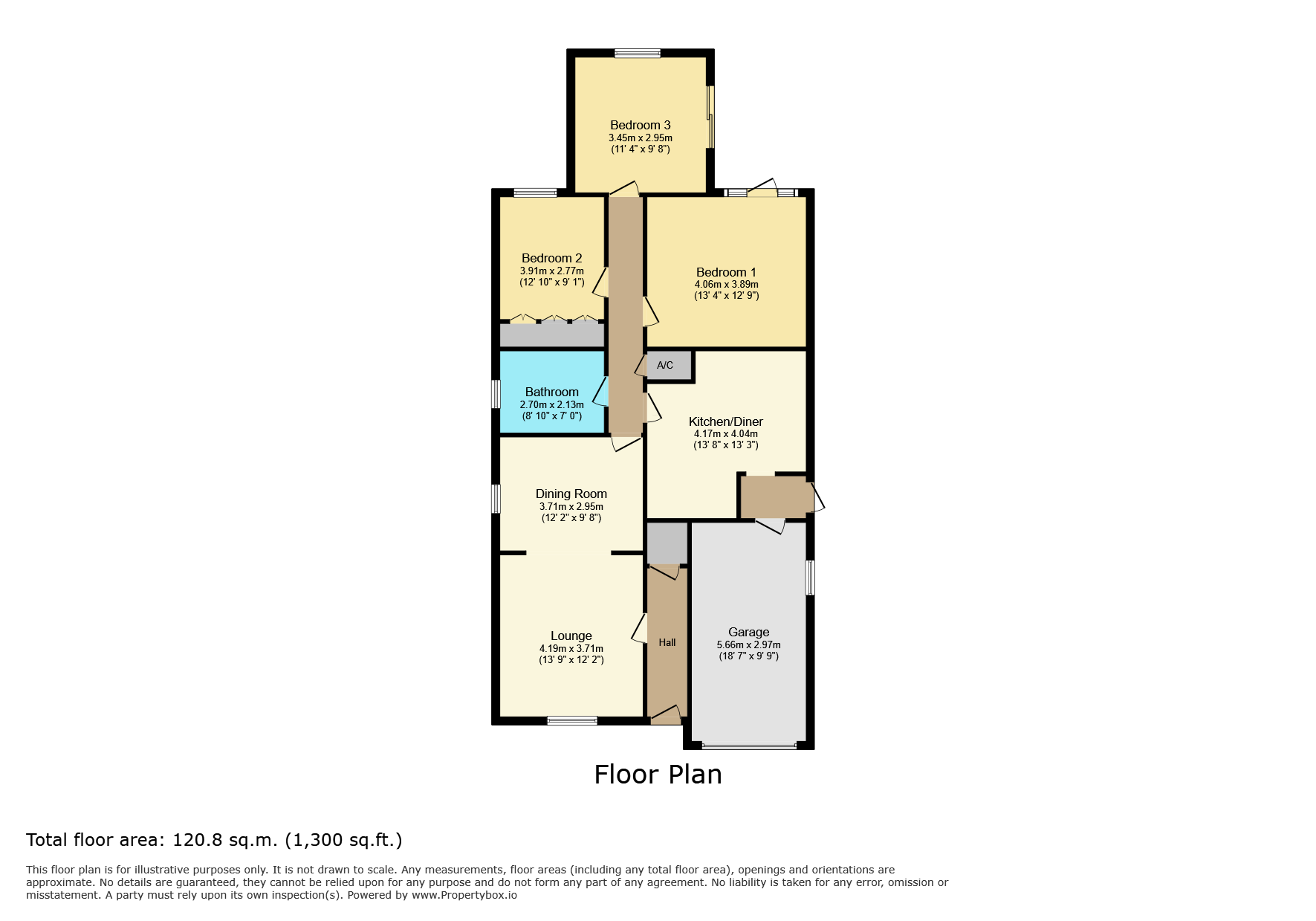15 Meadow Way, Leicester floorplan