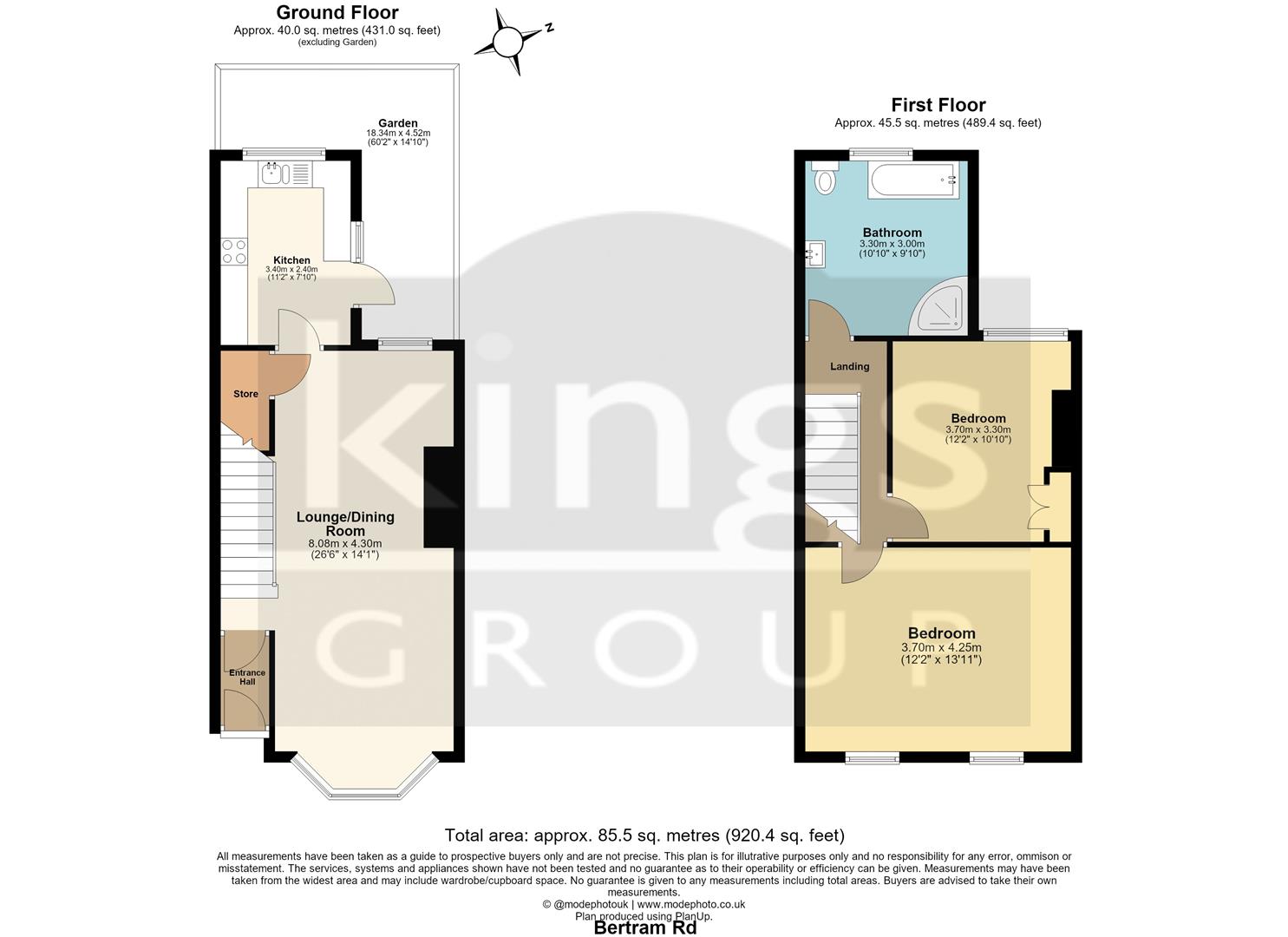 77, Bertram Road, Enfield floorplan