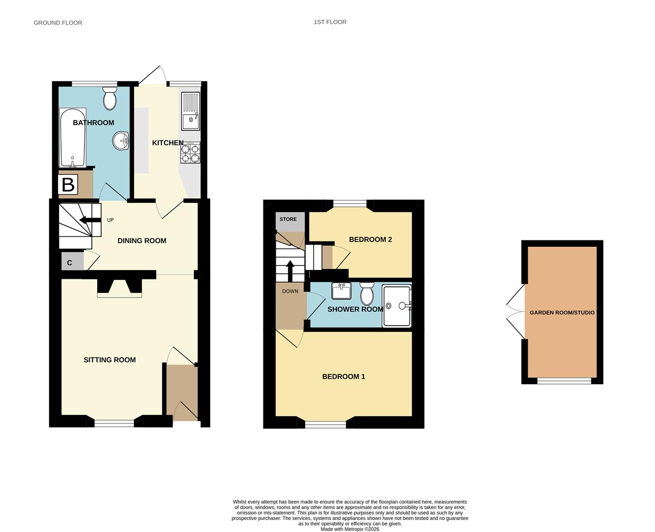 39, Bedford Street, Yelverton floorplan