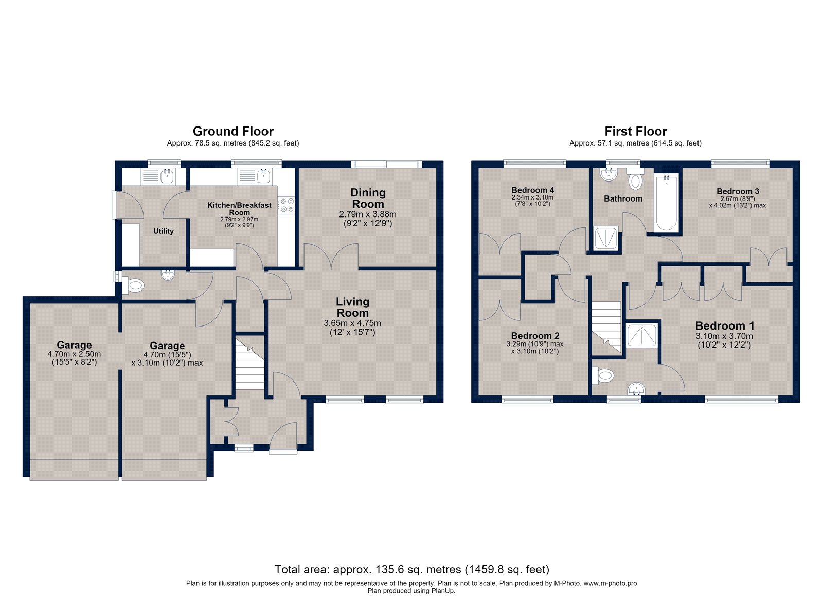 25, Victoria Road, Northamptonshire, PE8 floorplan
