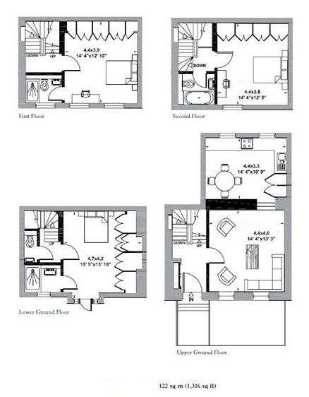 3 Bedrooms Flat to rent in Grosvenor Road, St Georges Square, Pimlico SW1V