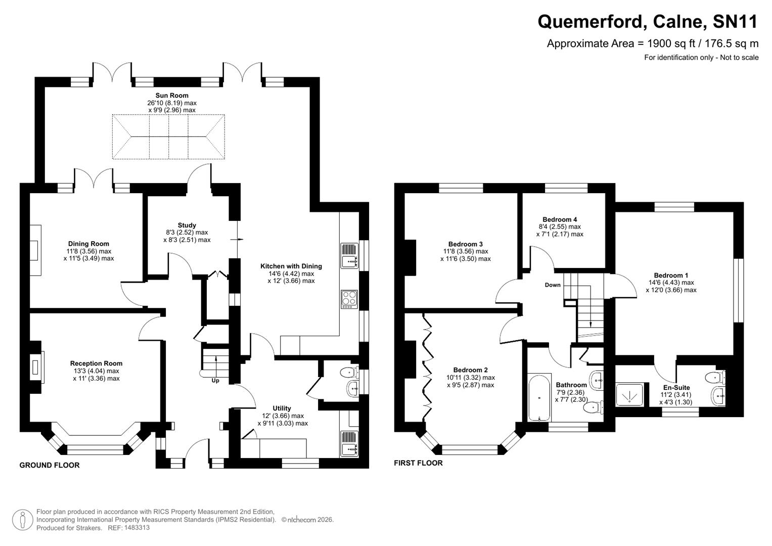 213, Quemerford, Calne floorplan