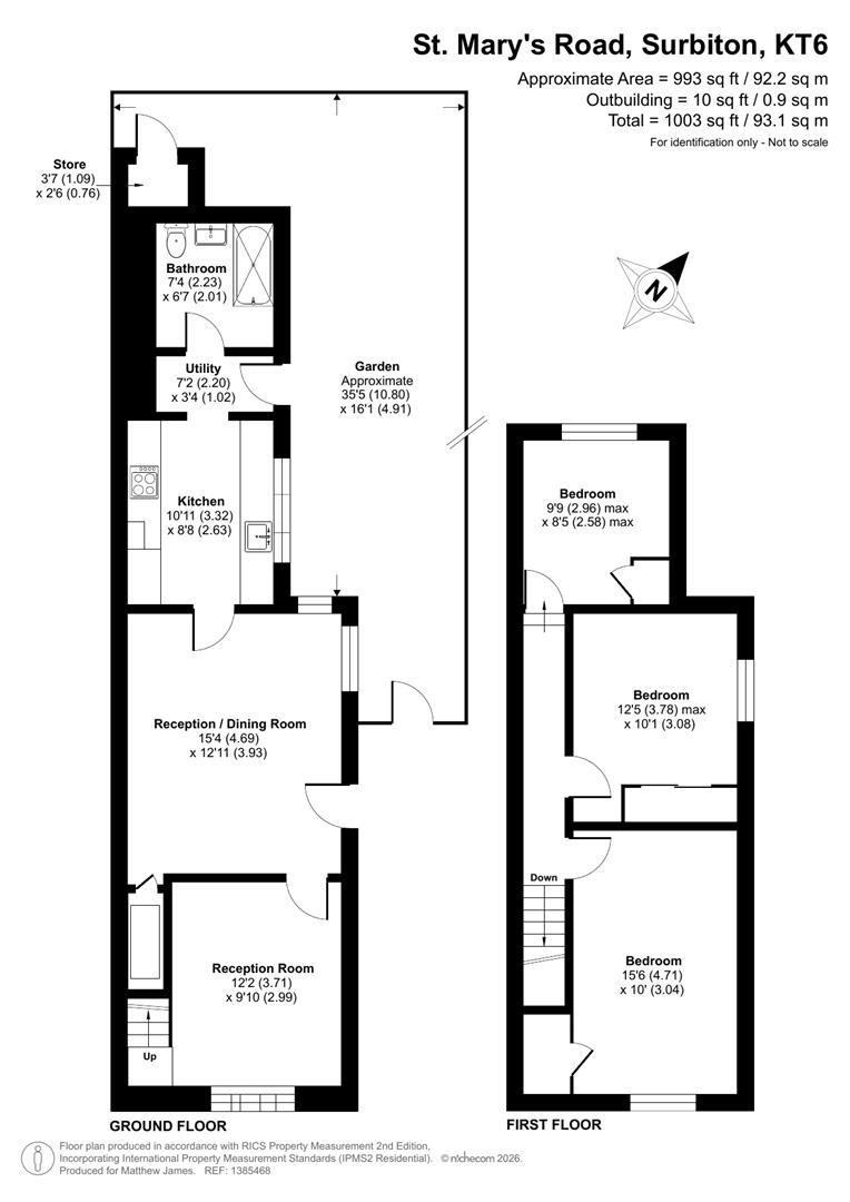 St. Marys Road, Surbiton floorplan