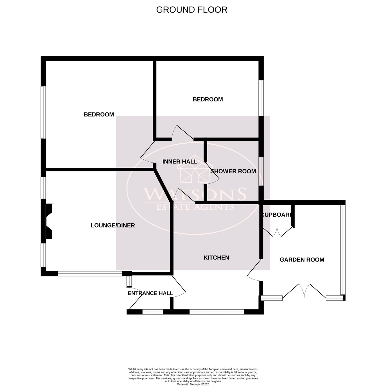 2, Nightingale Close, Nottingham floorplan