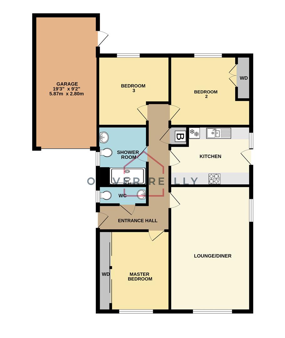 1,, Vicarage Gardens, Newark floorplan