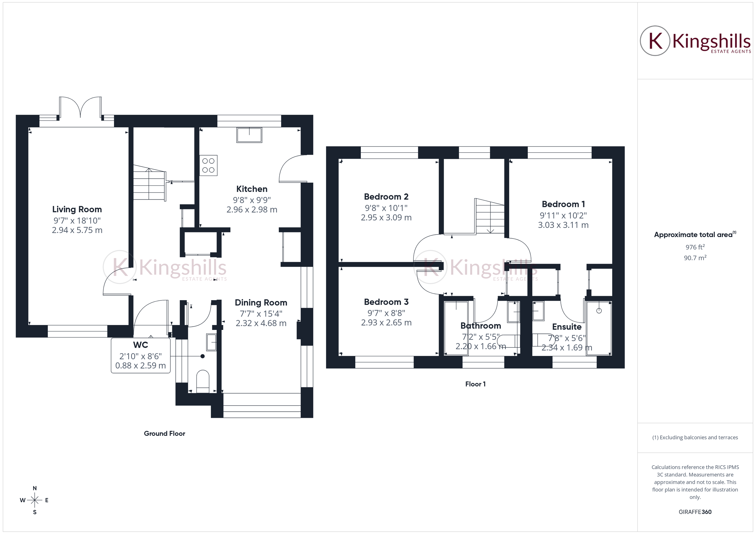 1 Chilton Close, High Wycombe floorplan