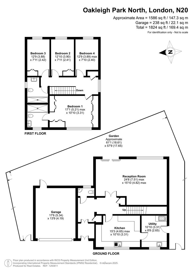 72a, Oakleigh Park North, Whetstone floorplan