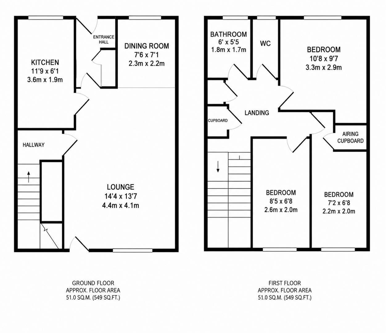 21, Woodwards, Harlow floorplan
