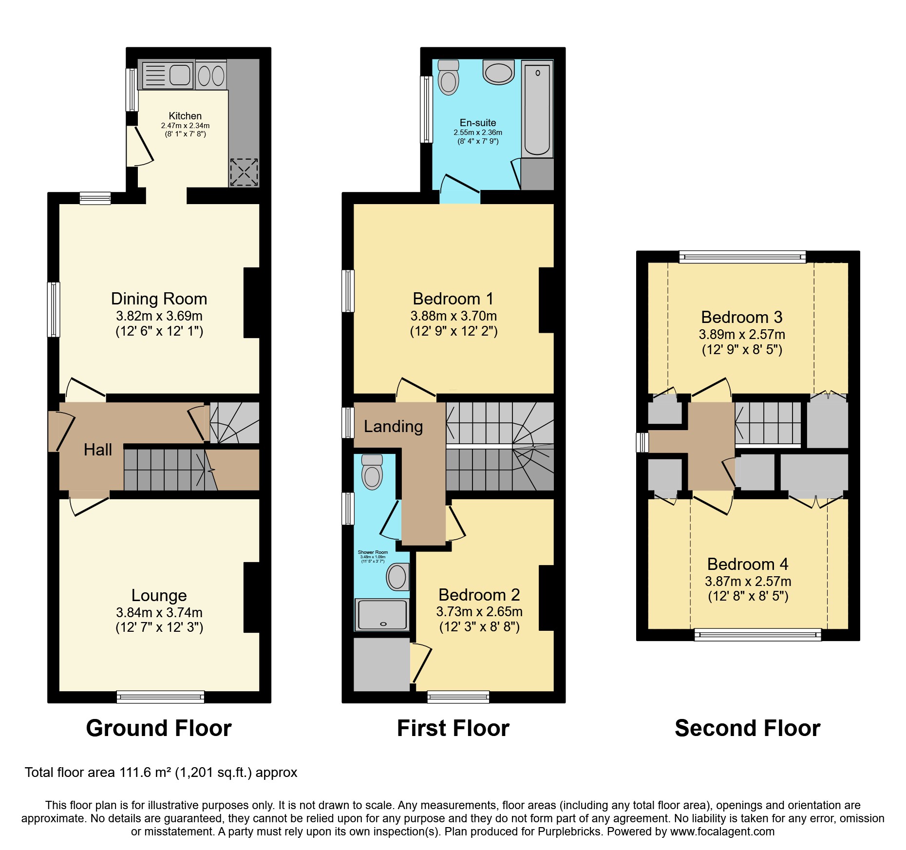 79, Derbyshire Lane, Sheffield floorplan