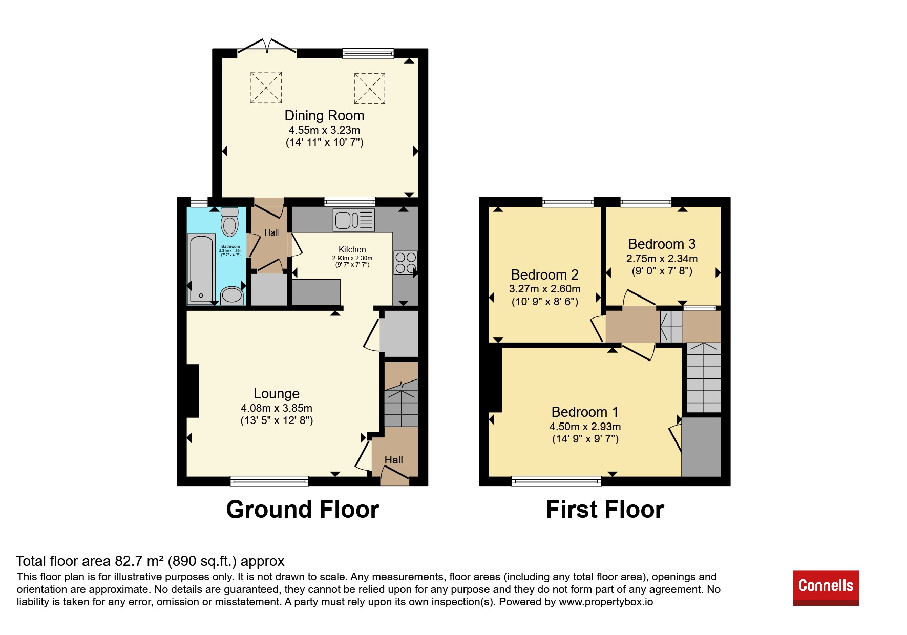 45, Brixham Road, Paignton floorplan