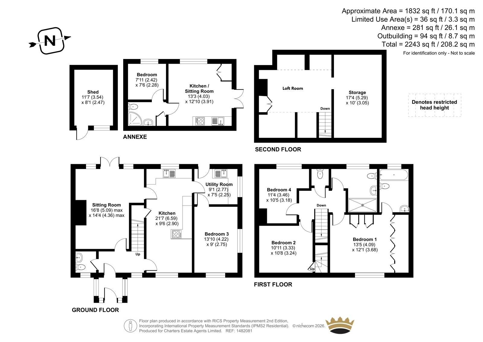 Meadow Cottage,, Stoneham Lane, Hampshire floorplan