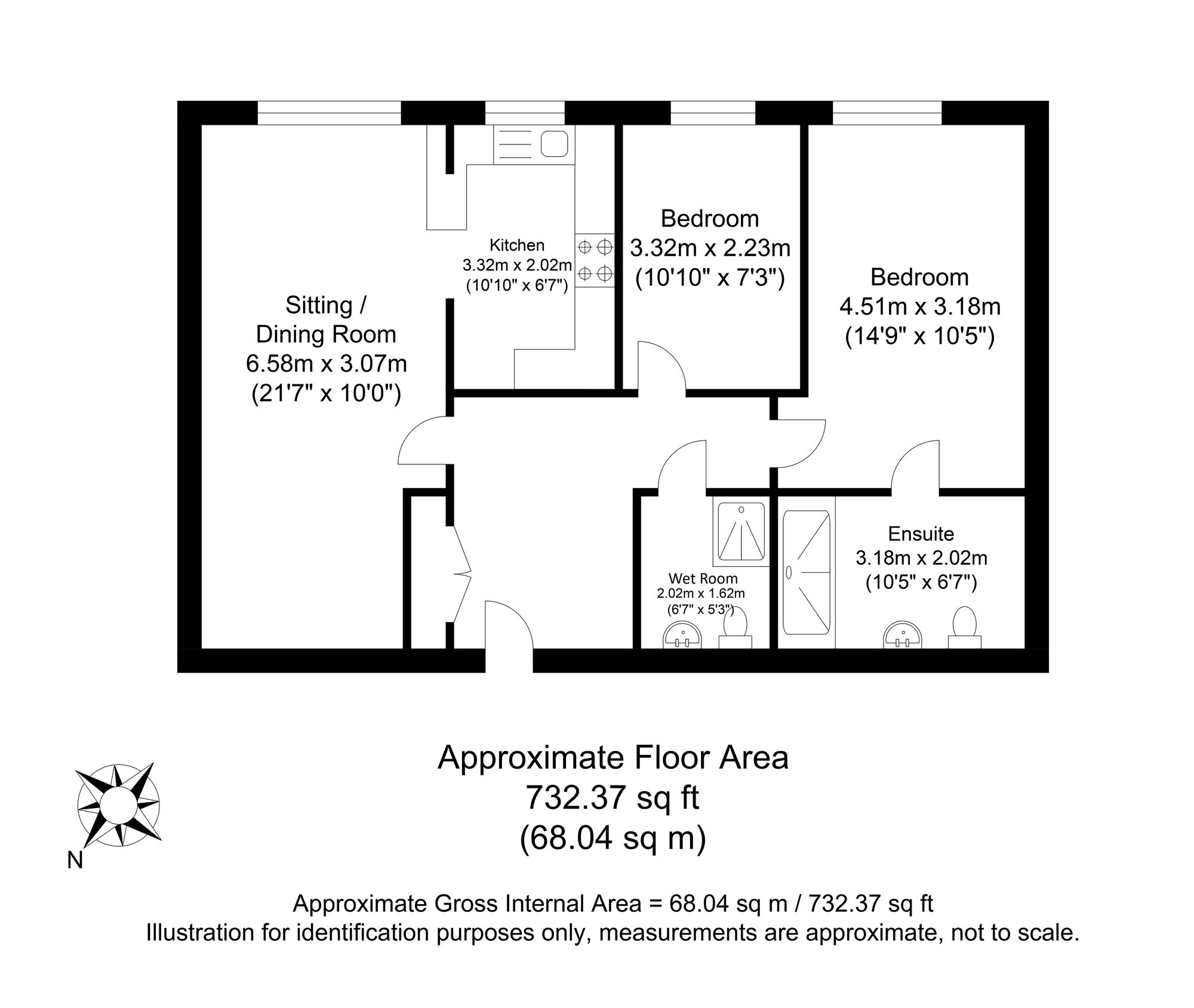 Court Road, Greyfriars Court Court Road, BN7 floorplan
