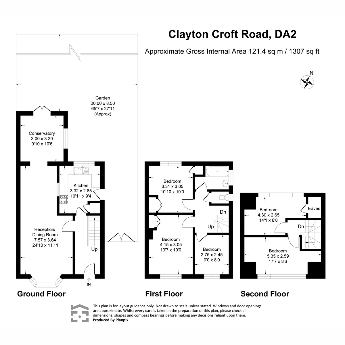 18, Clayton Croft Road, Wilmington floorplan