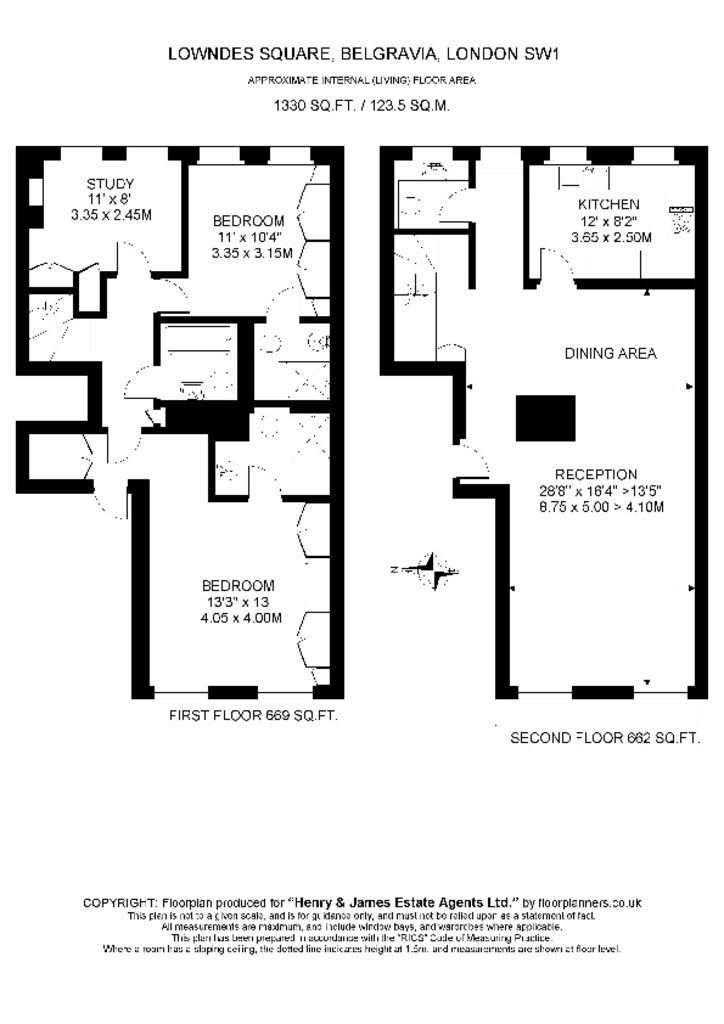 3 Bedrooms Flat to rent in Lowndes Square, London SW1X