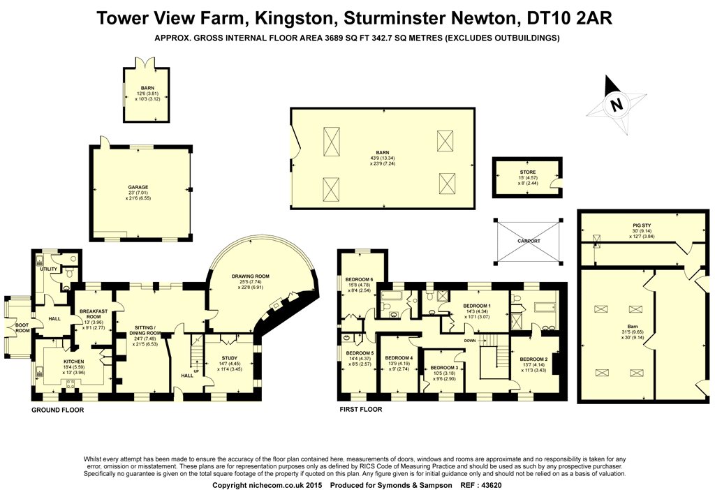 6 Bedrooms Detached house for sale in Kingston, Hazelbury Bryan, Sturminster Newton, Dorset DT10