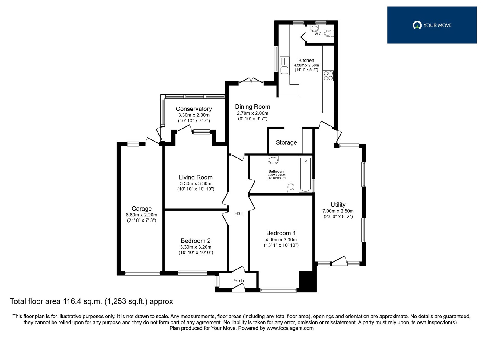 43, Grange Drive, Leicester floorplan
