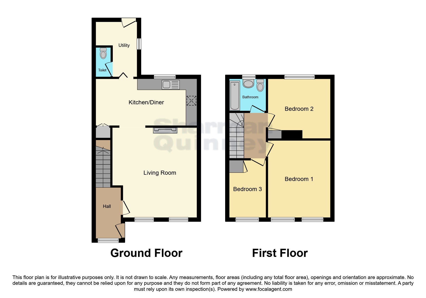 26, Naseby Close, Peterborough floorplan