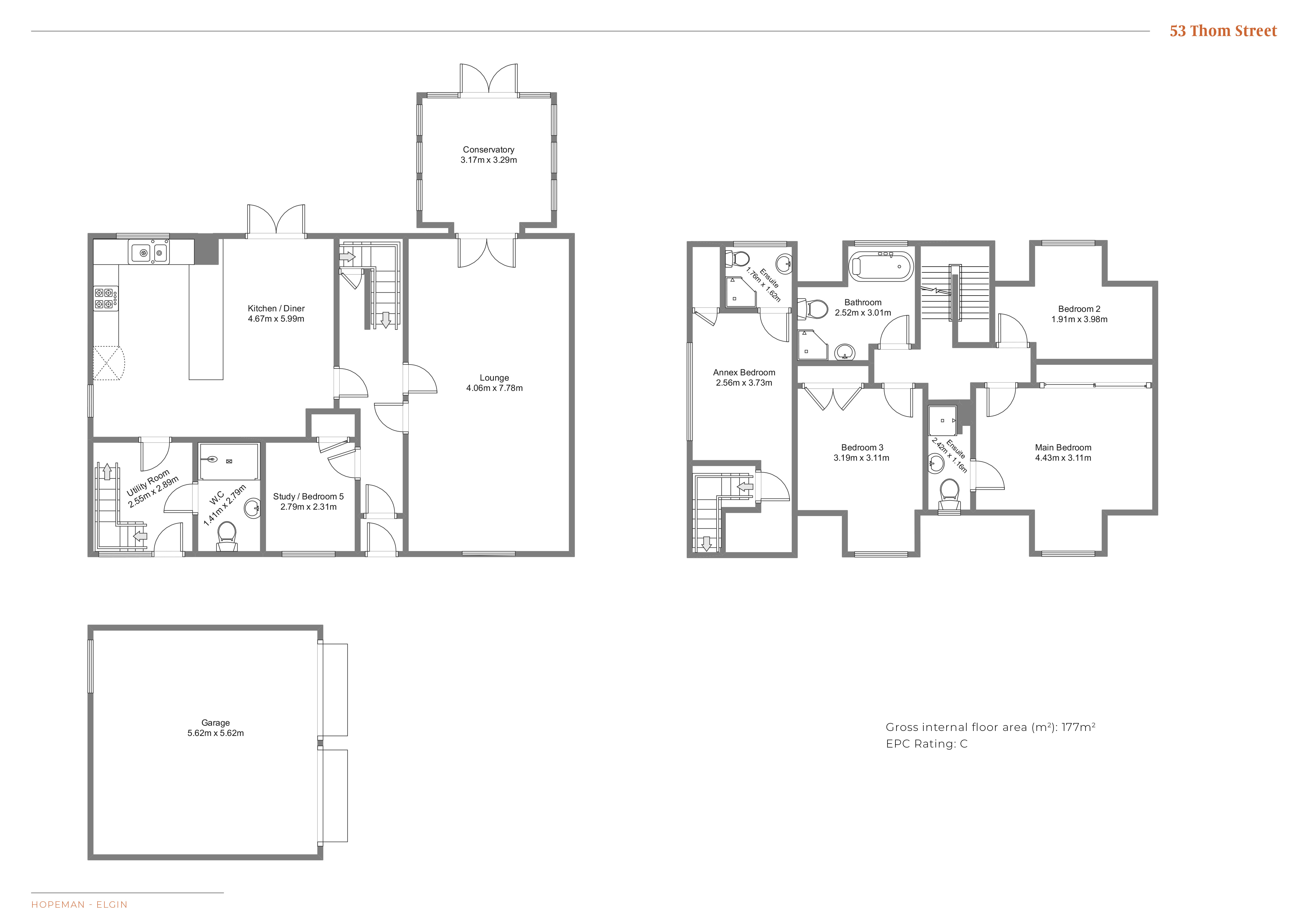 Thom Street, Elgin floorplan