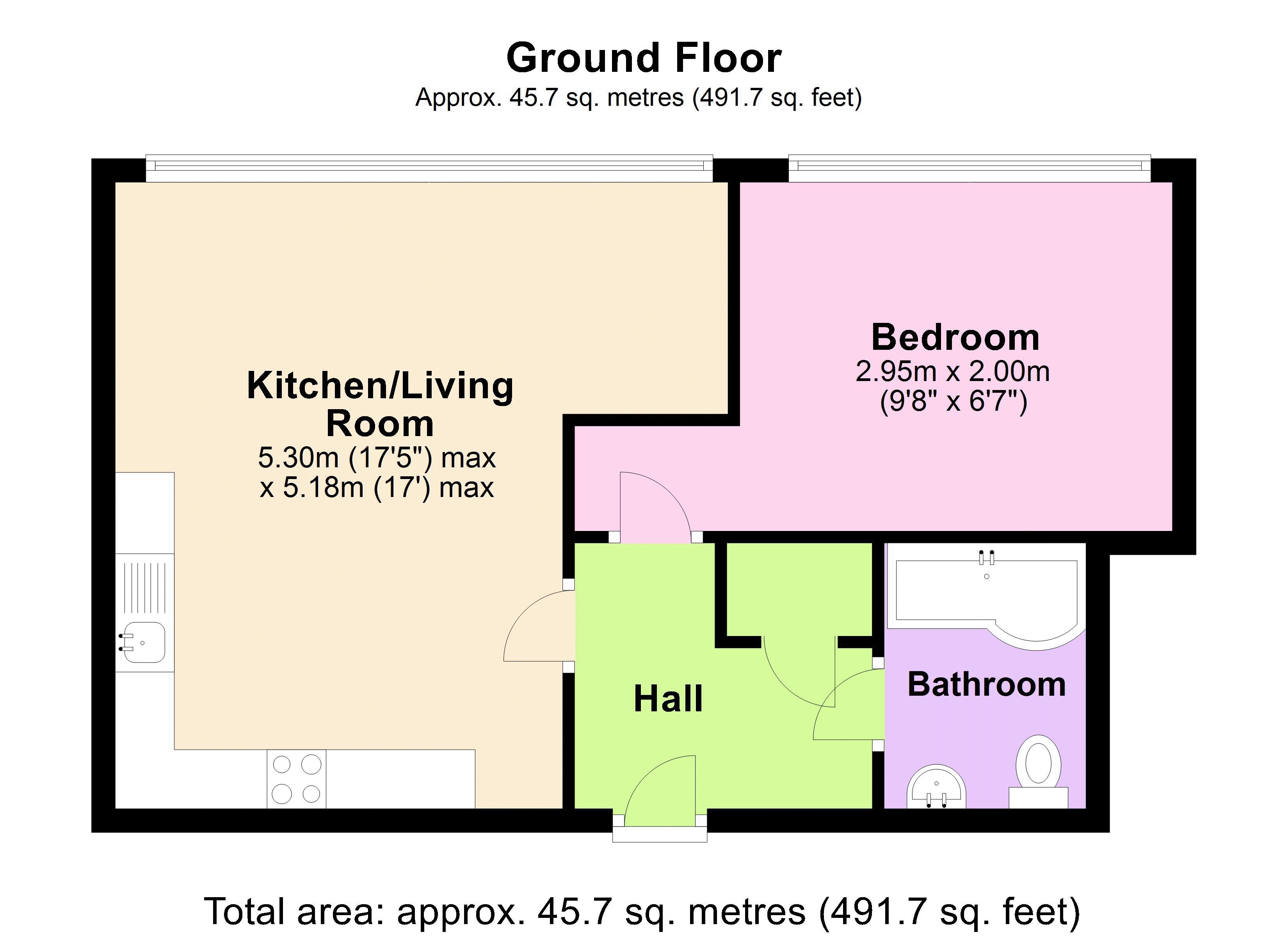 78 Pavilions Court, Windsor Road, Trowbridge floorplan