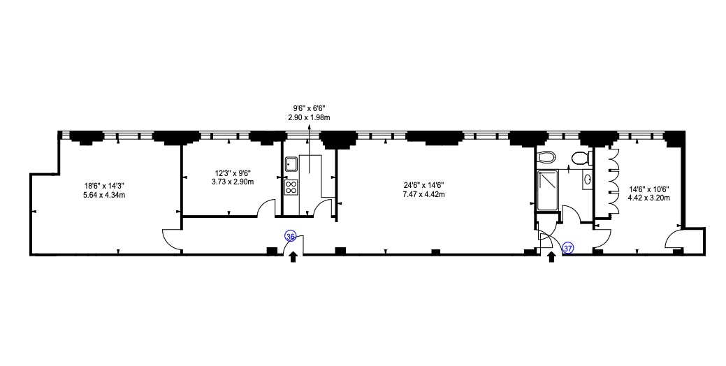 36, Hill Street, London floorplan