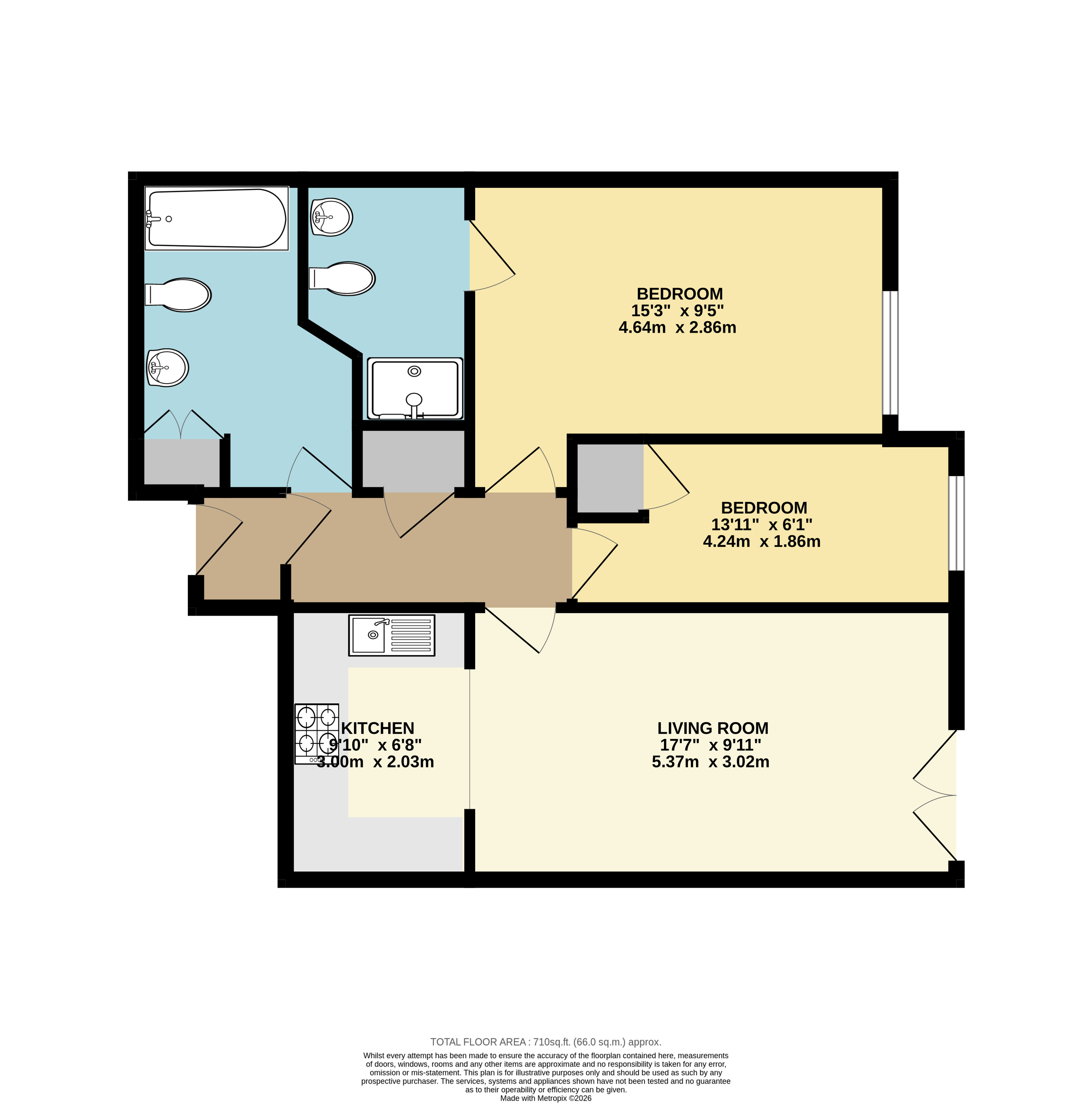 6, Meade Court, Edenbridge floorplan