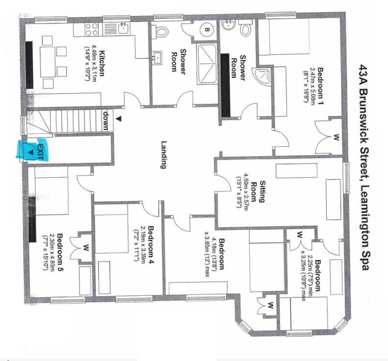 43A, Brunswick Street, Leamington Spa floorplan