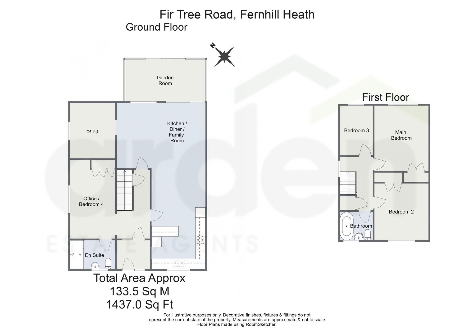 9 Fir Tree Road, Worcester floorplan