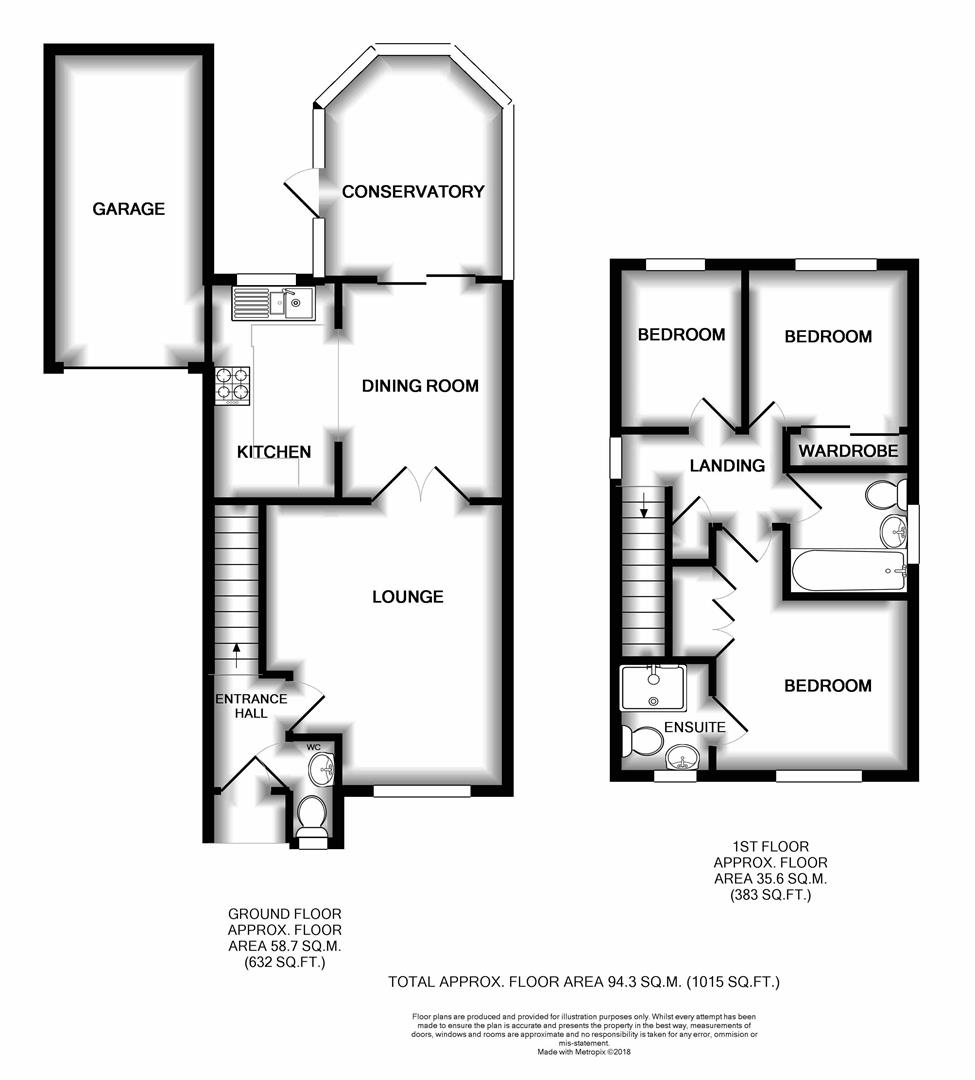 52, Exbury Way, Nuneaton floorplan