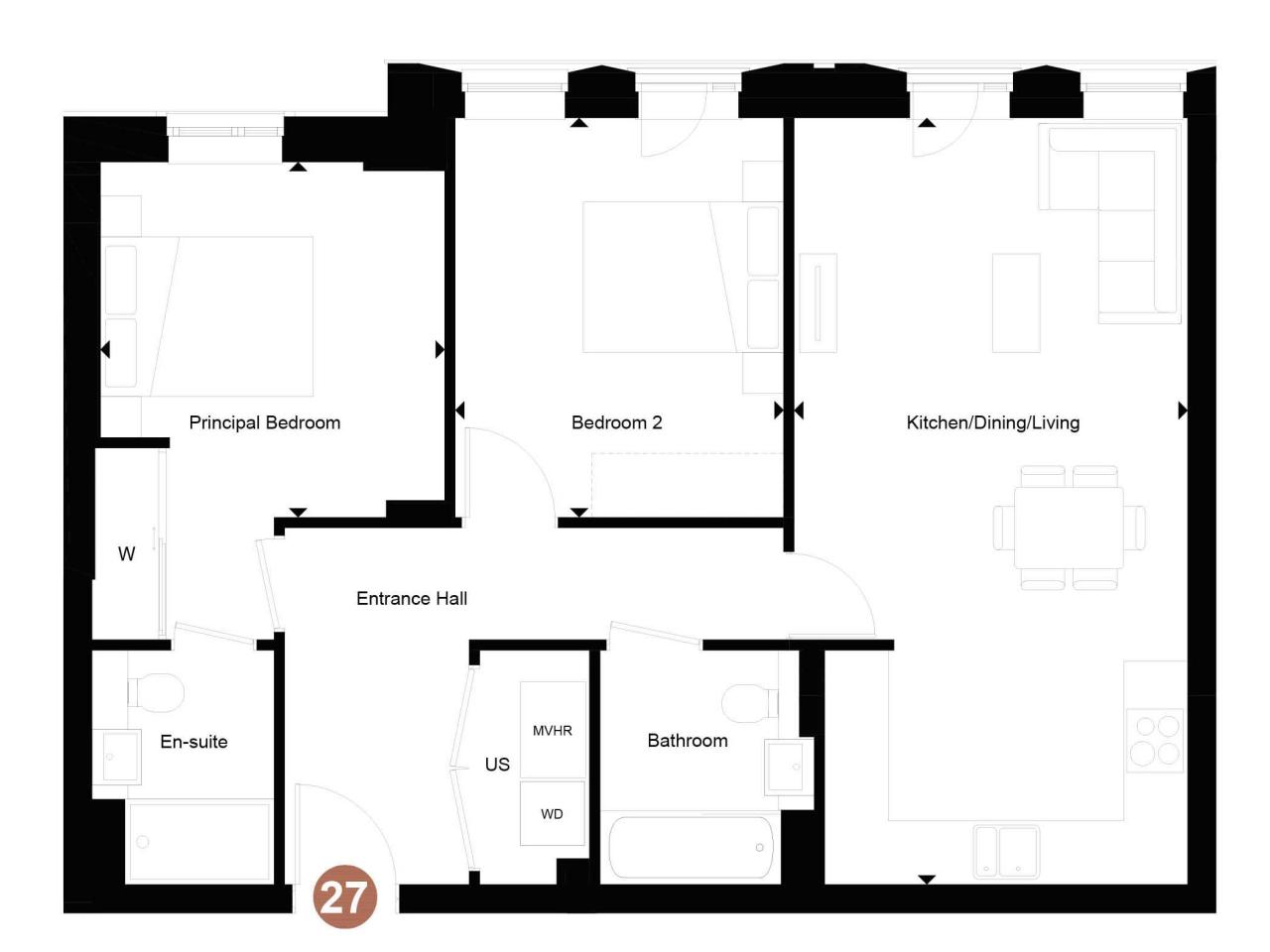 College Road, Clifton floorplan