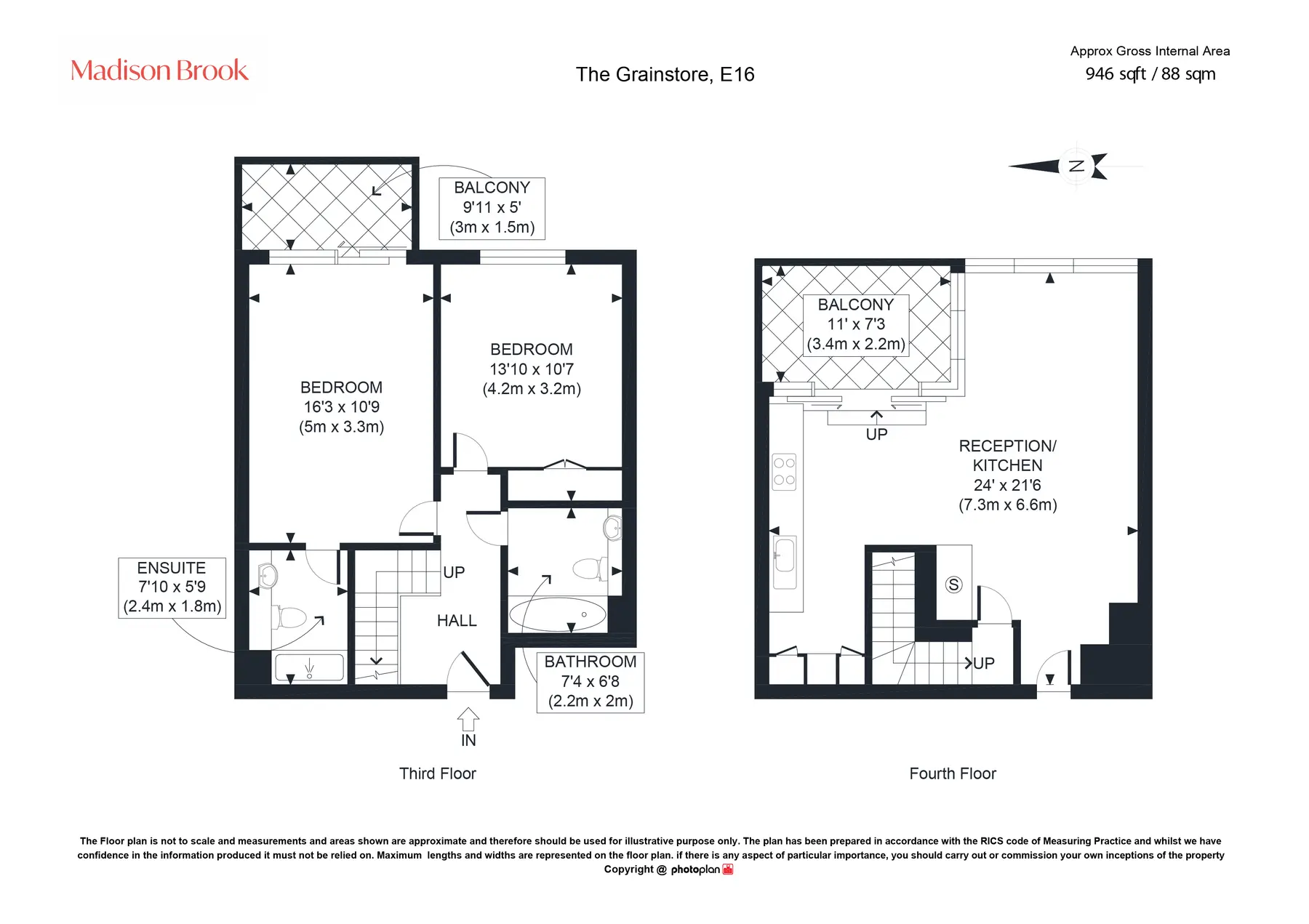 Flat 50,, The Grainstore, Royal Victoria Dock floorplan