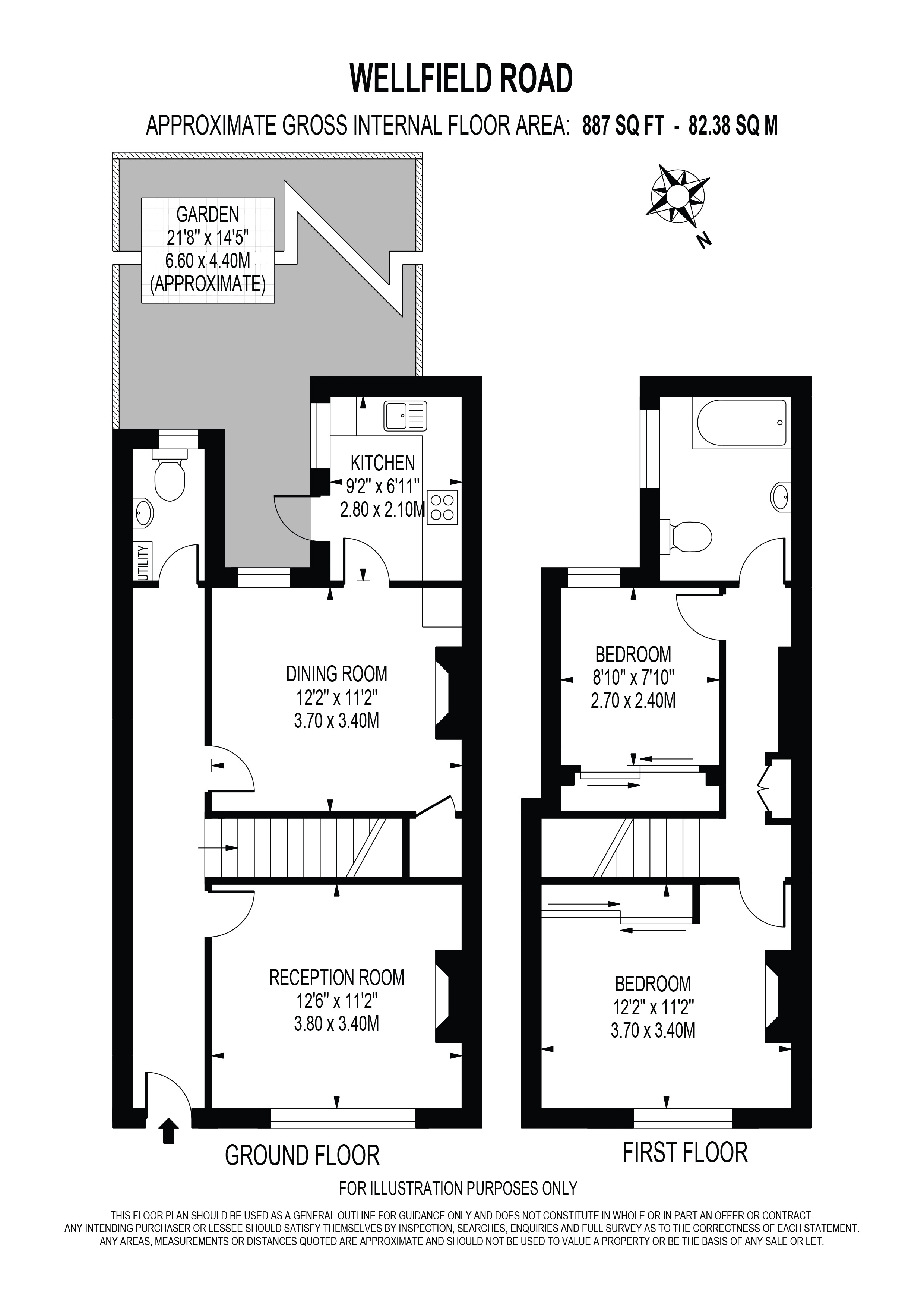 113, Wellfield Road, London floorplan