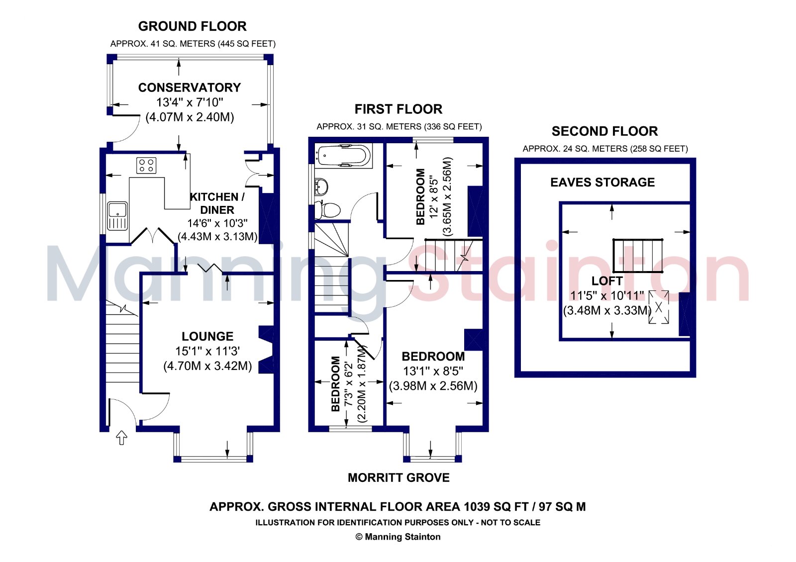 12, Morritt Grove, West Yorkshire floorplan