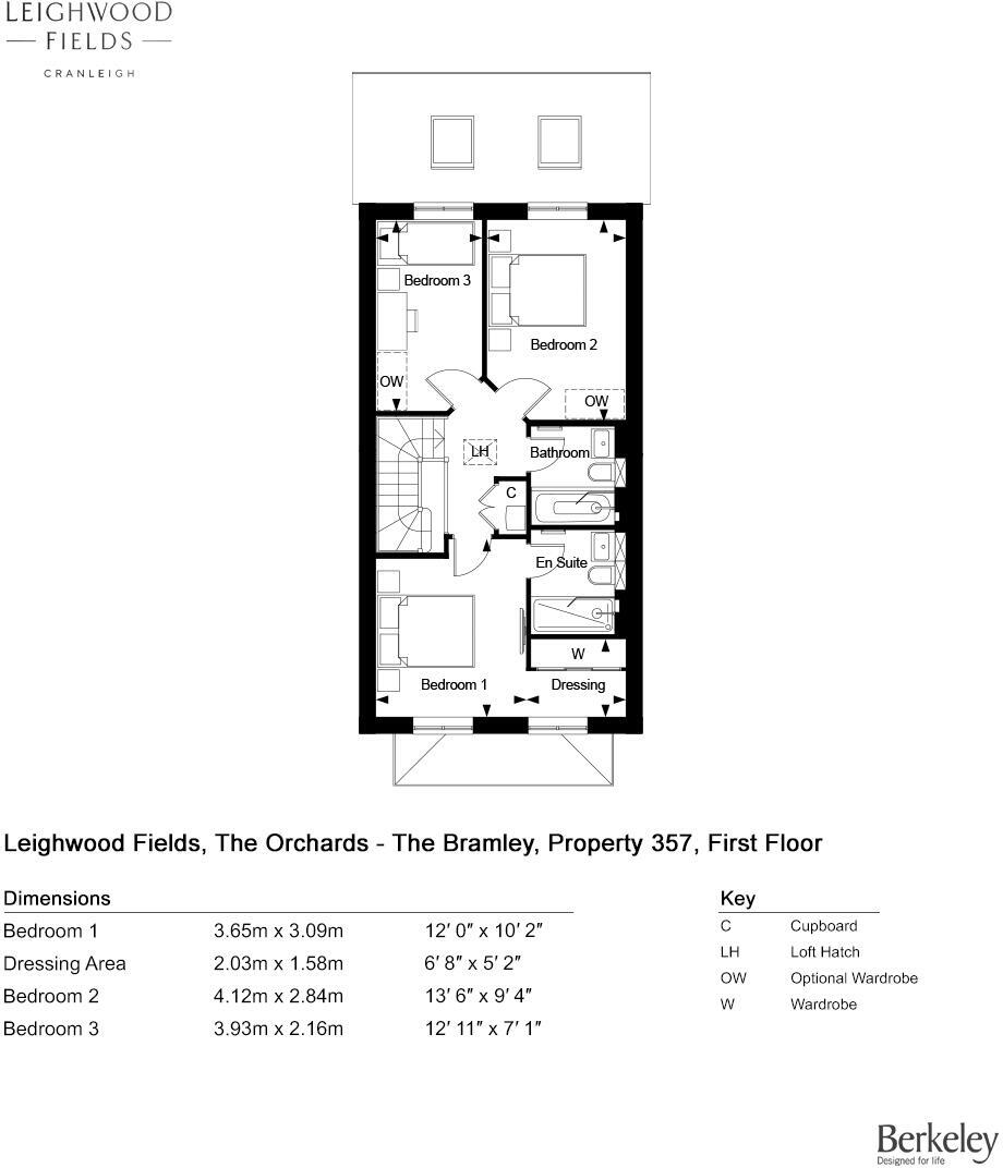 Leighwood Fields, Leighwood Fields, Surrey Hills, Lorimer Avenue, Cranleigh floorplan