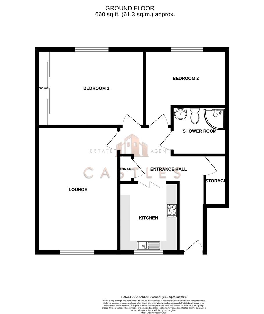 3, Postern Close, Portchester floorplan