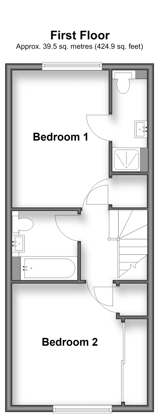 High Beeches, Faygate floorplan