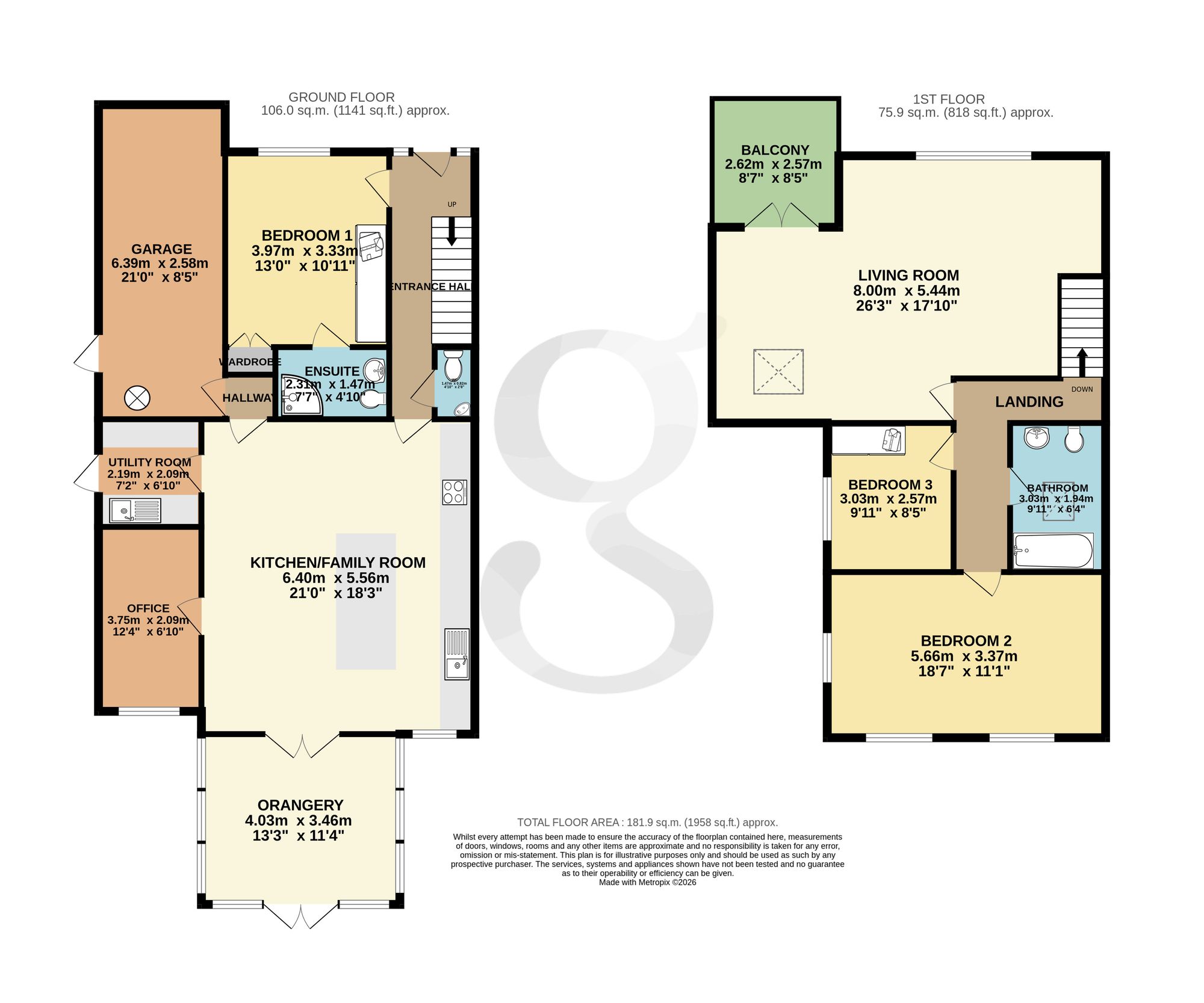 Lismore La Grande Route De La Cote, Jersey floorplan