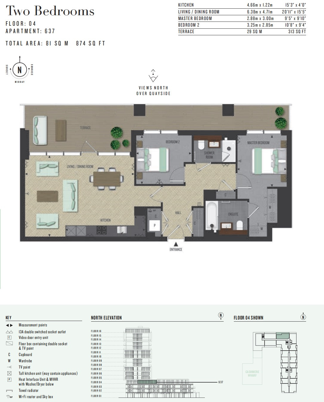 1 Merino Gardens, London floorplan