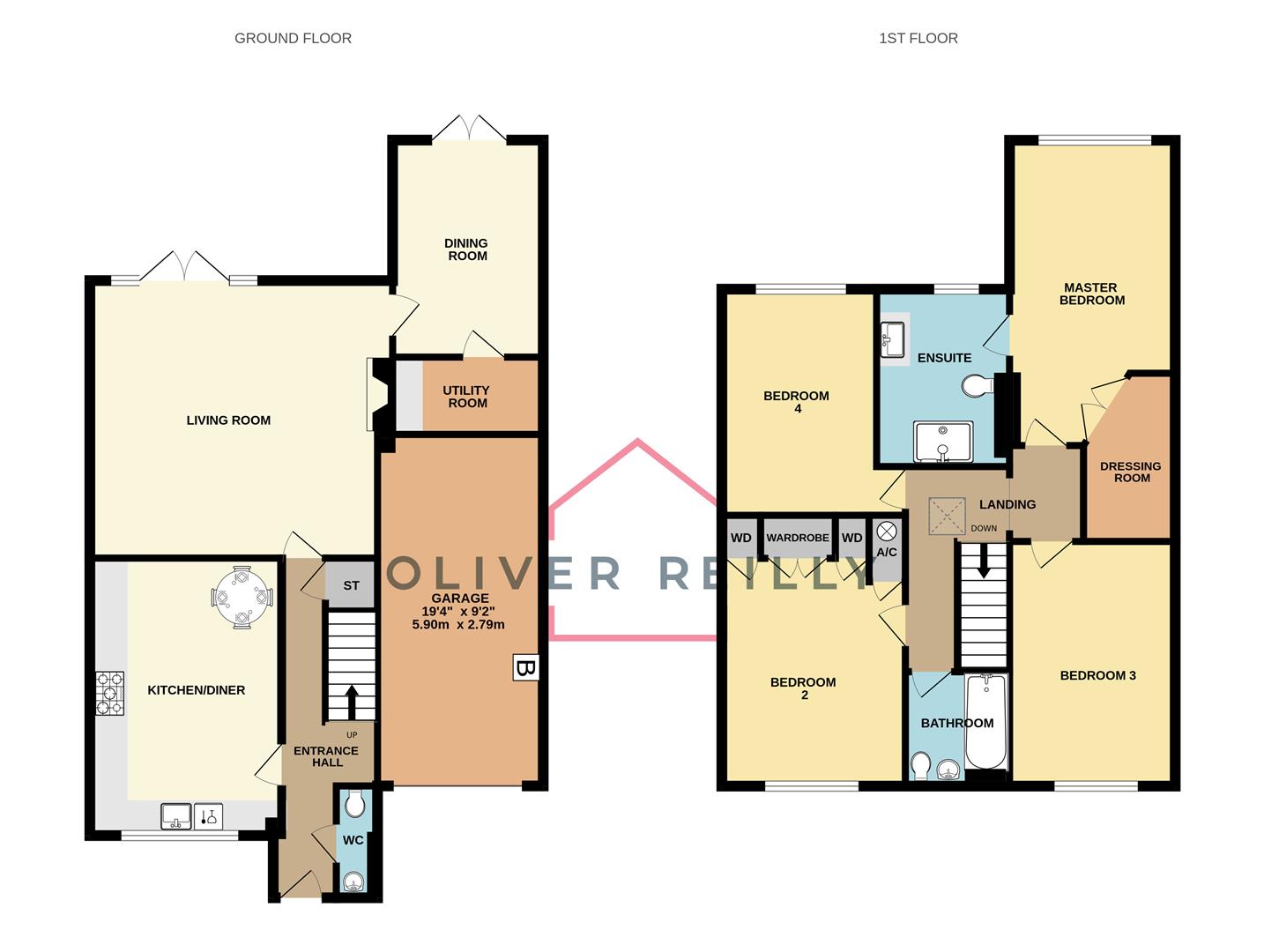 16, Nursery Avenue, Newark floorplan