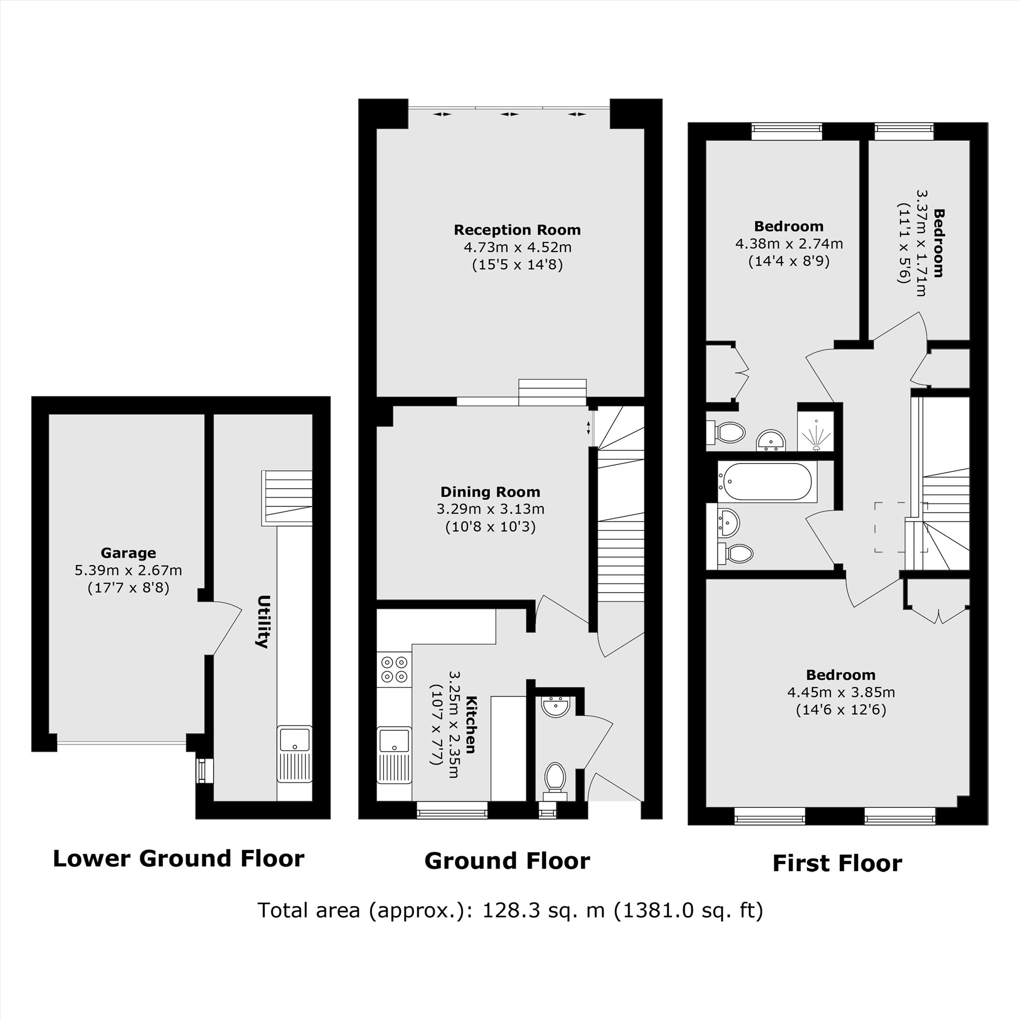 11A, Manor Road, Teddington floorplan