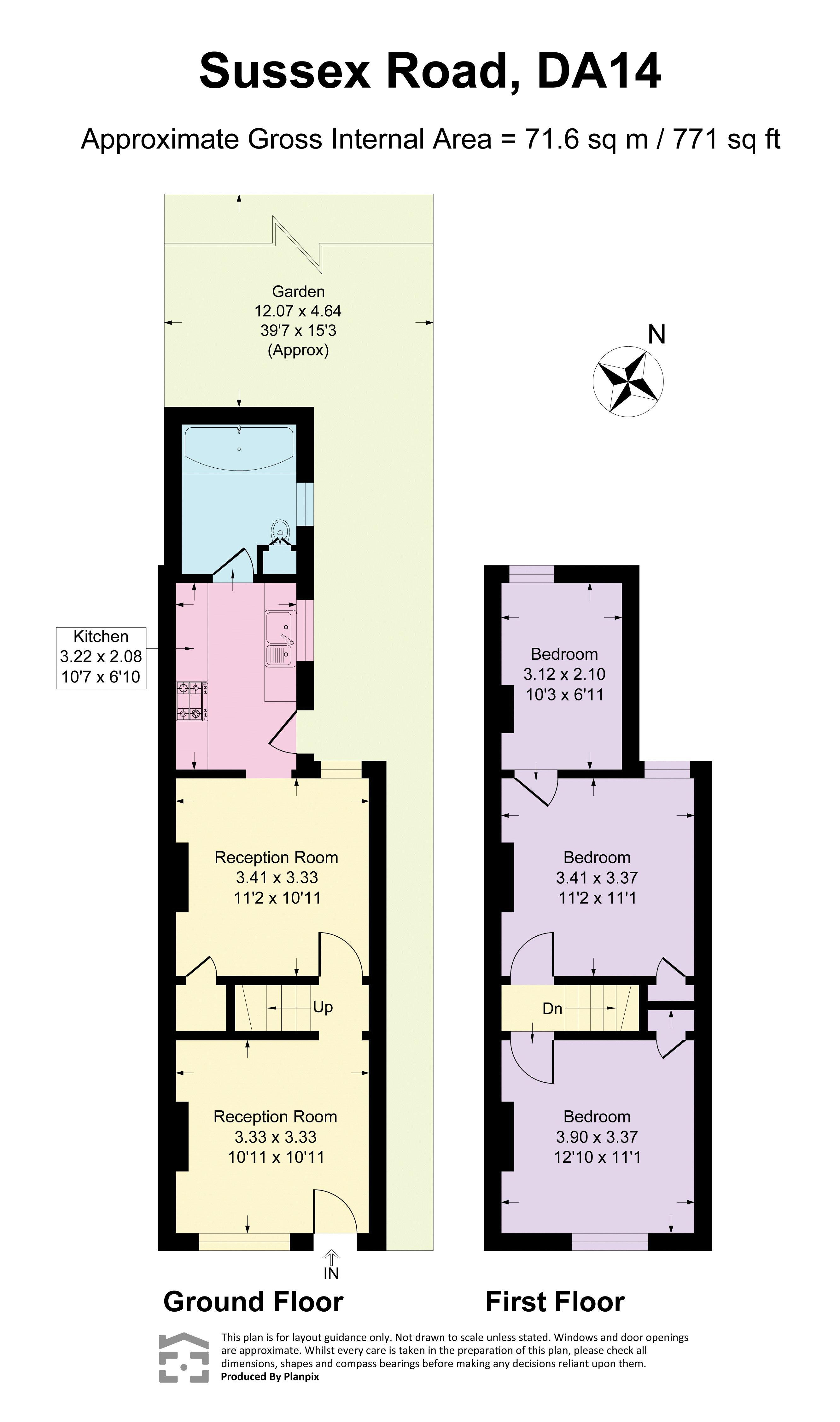 32, Sussex Road, Sidcup floorplan