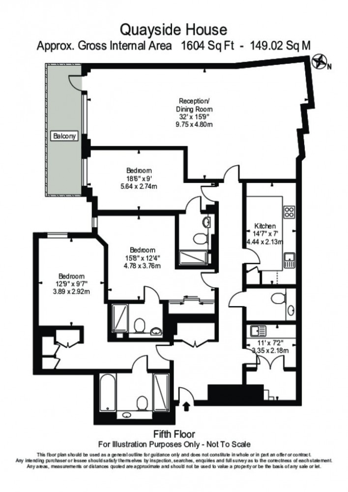 3 Bedrooms Flat to rent in Kew Bridge, Kew TW8