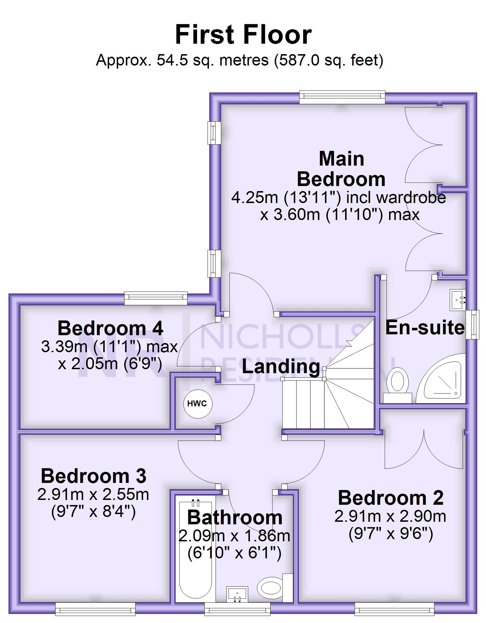 12, Lofthouse Place, Chessington floorplan