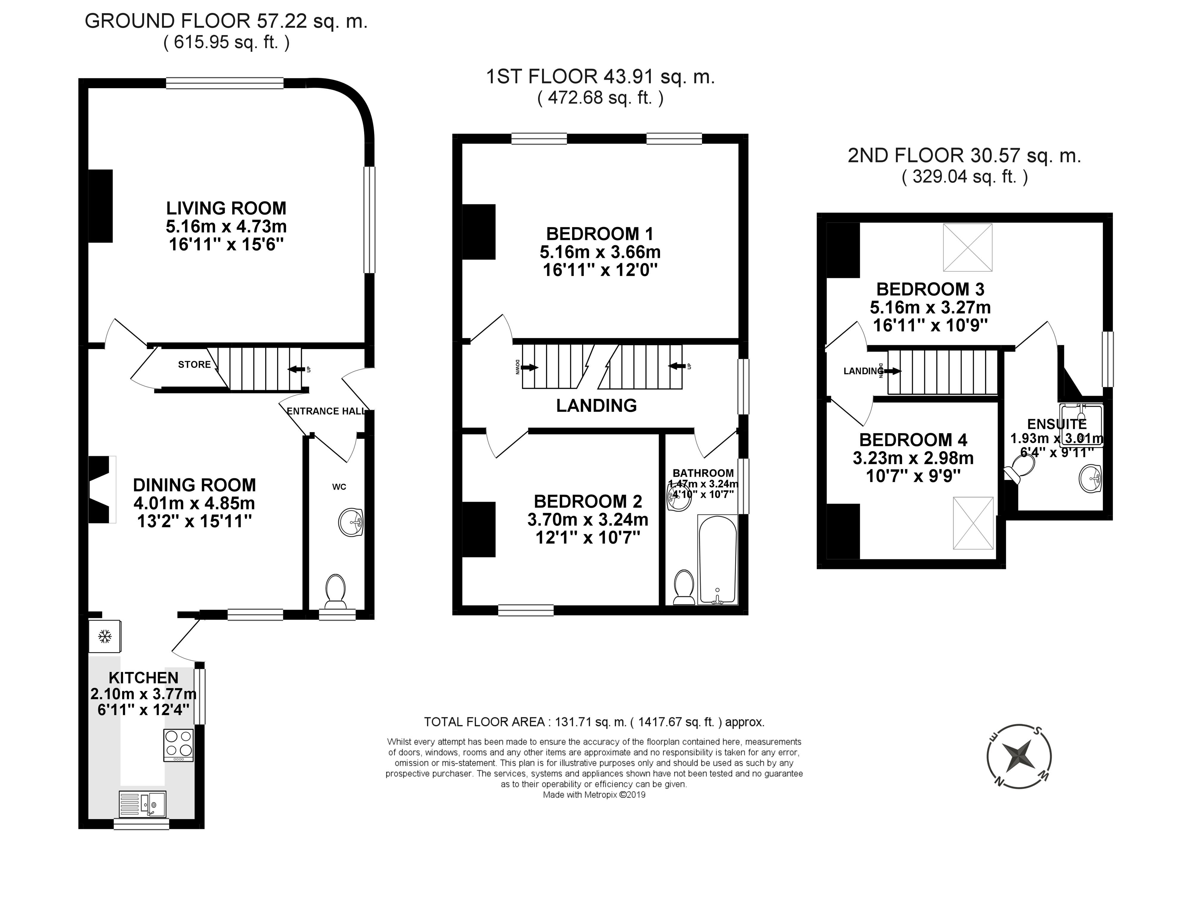 4 Bedrooms Detached house for sale in High Street, Stanton Hill NG17