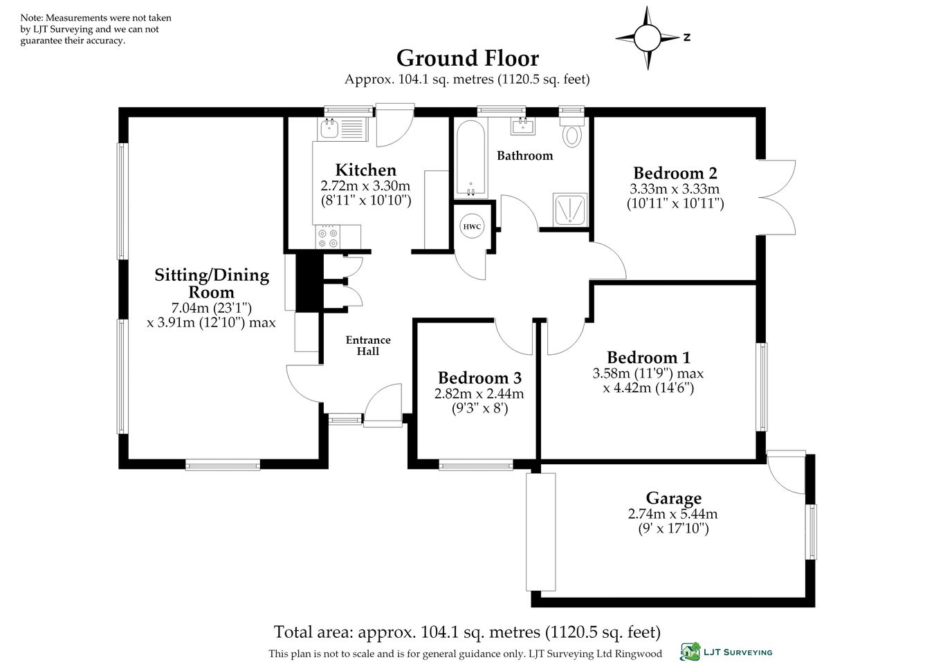 51, Wimborne Road West, Wimborne floorplan