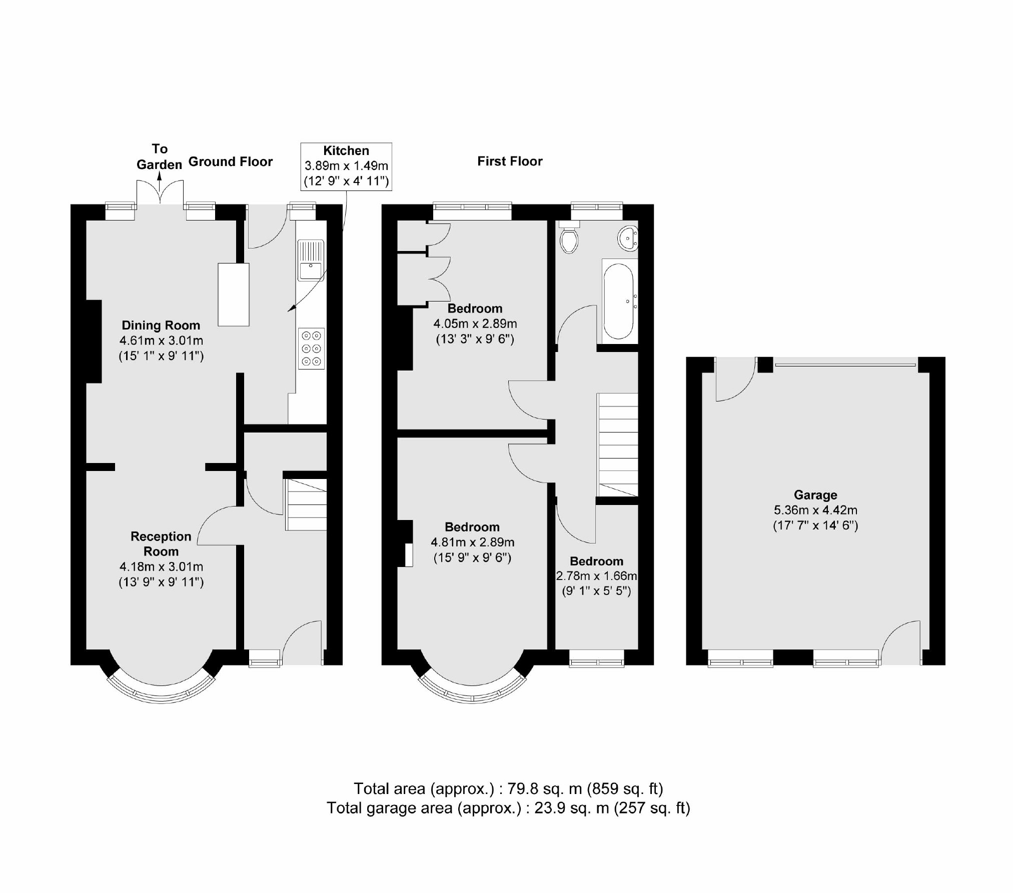 14, Sunningdale Avenue, Feltham floorplan