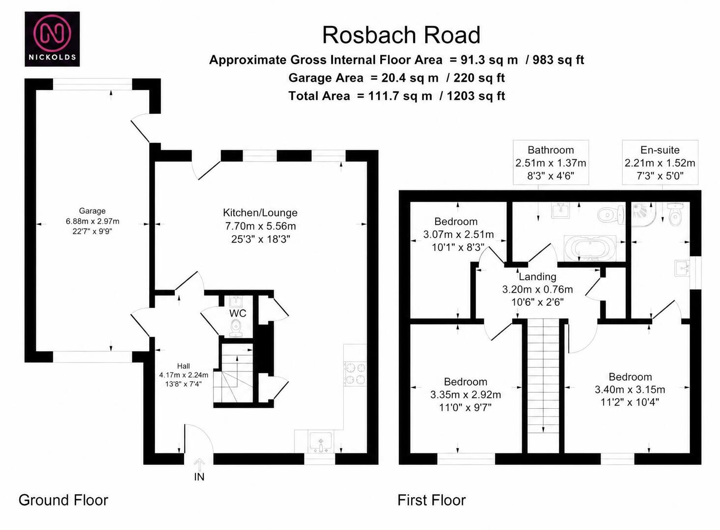 11, Rosbach Road, Canvey Island floorplan